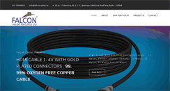 Desktop Screenshot of falconcables.in