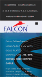 Mobile Screenshot of falconcables.in